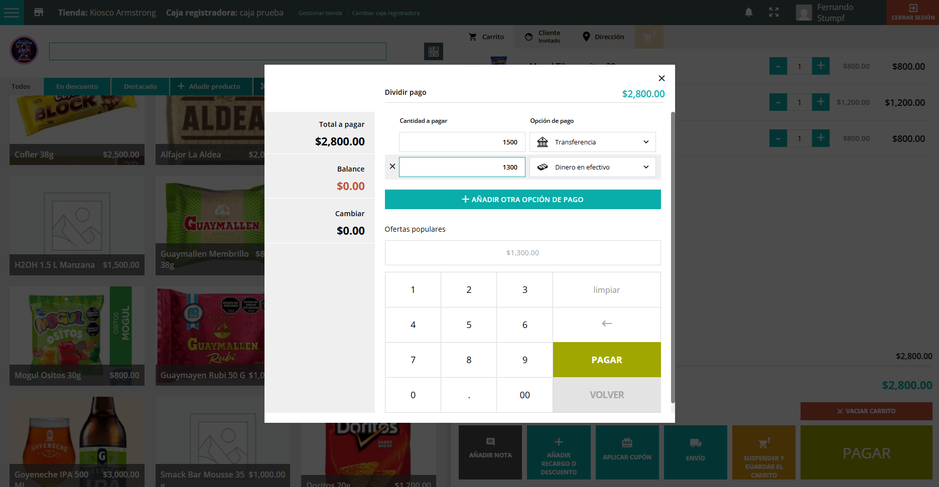 Aplicación web de gestión para comercio